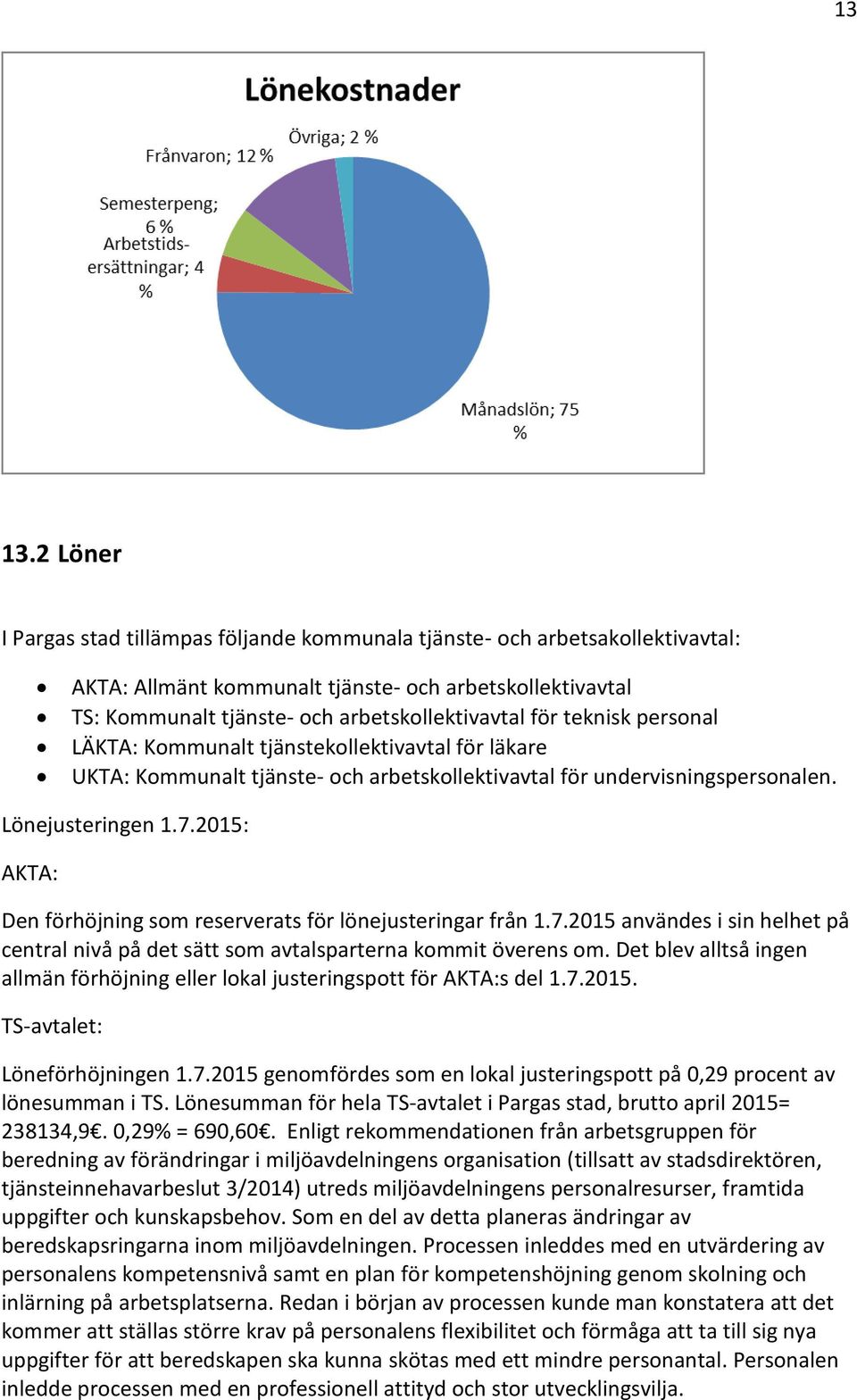 teknisk personal LÄKTA: Kommunalt tjänstekollektivavtal för läkare UKTA: Kommunalt tjänste- och arbetskollektivavtal för undervisningspersonalen. Lönejusteringen 1.7.