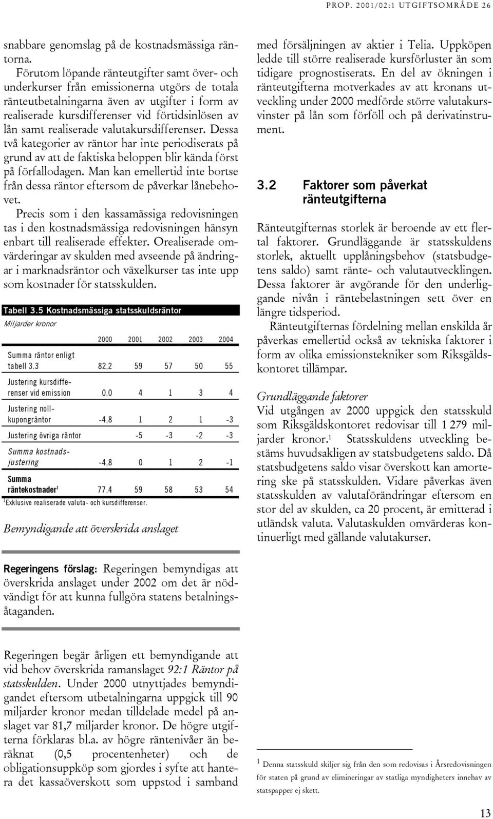 realiserade valutakursdifferenser. Dessa två kategorier av räntor har inte periodiserats på grund av att de faktiska beloppen blir kända först på förfallodagen.