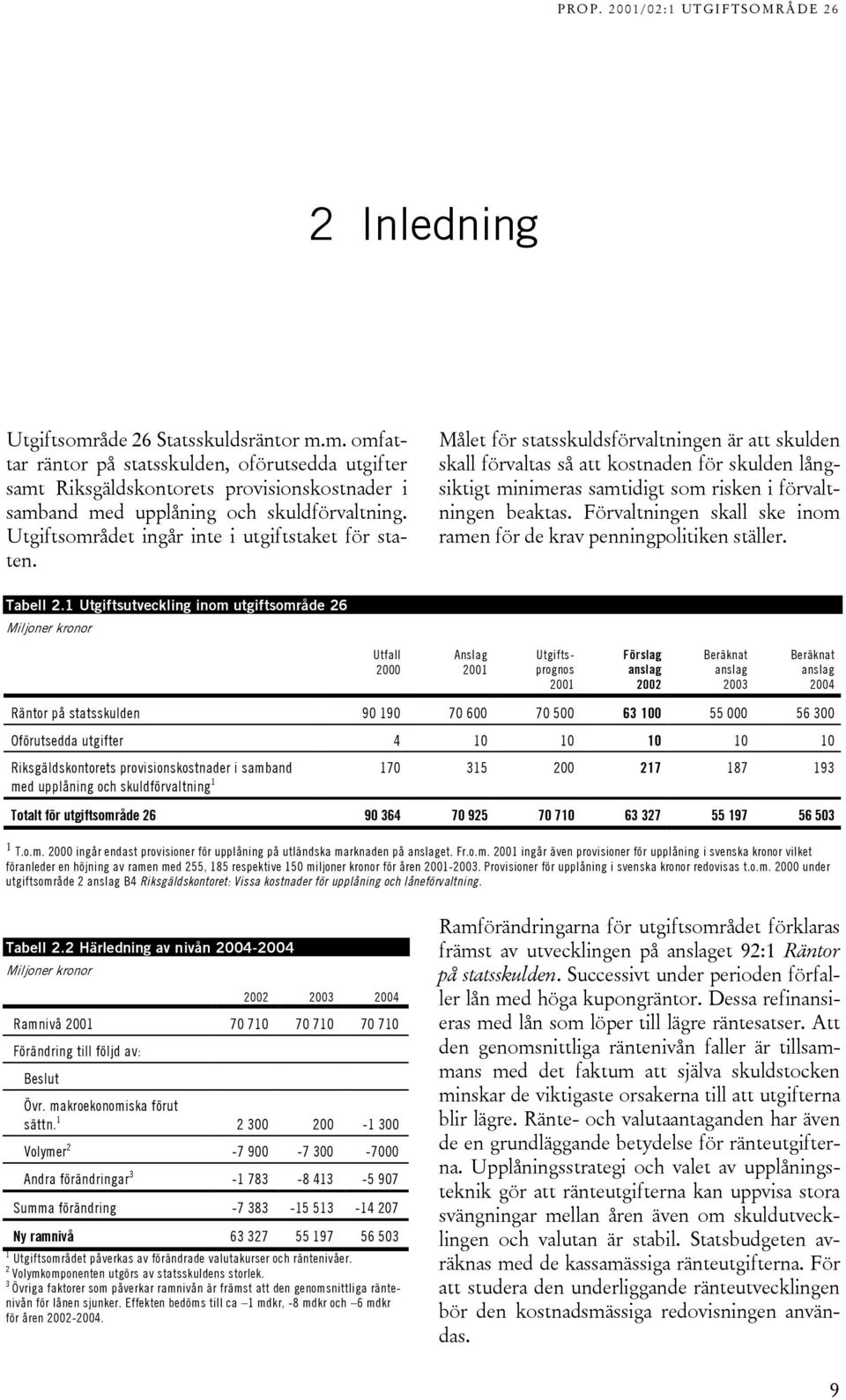 Målet för statsskuldsförvaltningen är att skulden skall förvaltas så att kostnaden för skulden långsiktigt minimeras samtidigt som risken i förvaltningen beaktas.