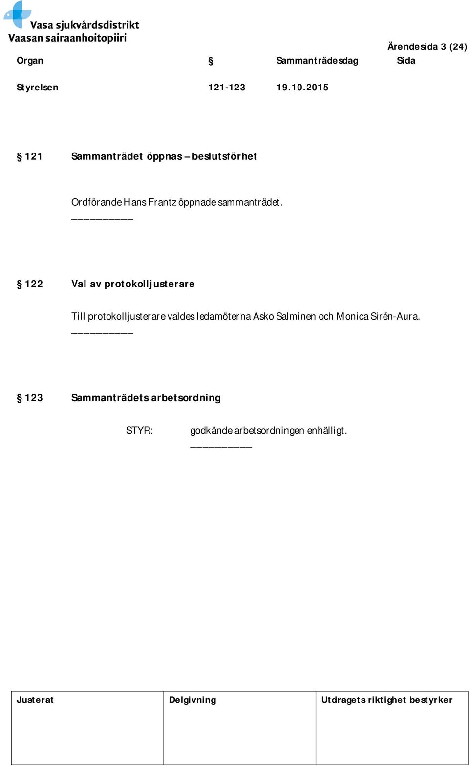 sammanträdet.