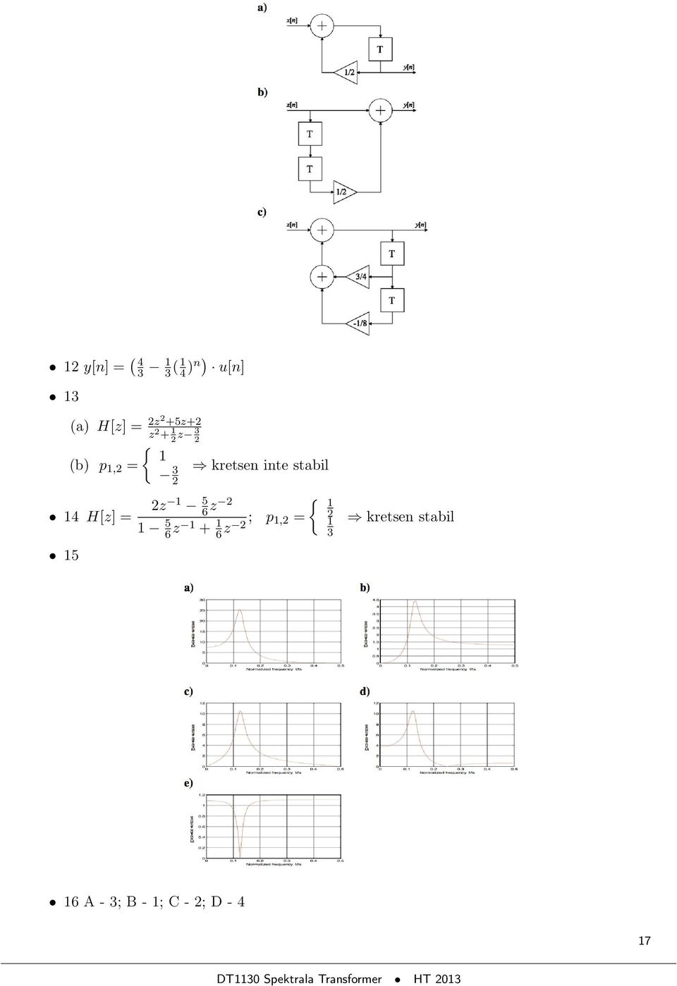 6 z 5 6 z + 6 z ; p, = { 3 kretsen stabil 6 A - 3;