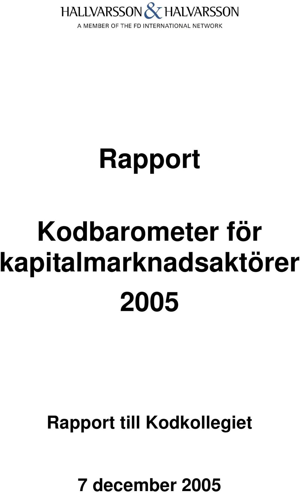 kapitalmarknadsaktörer