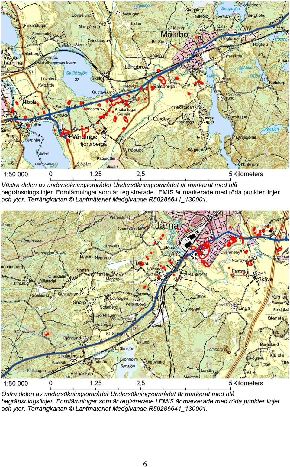 Terrängkartan Lantmäteriet Medgivande R50286641_130001.