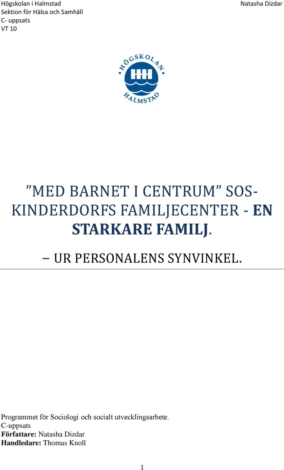 UR PERSONALENS SYNVINKEL.
