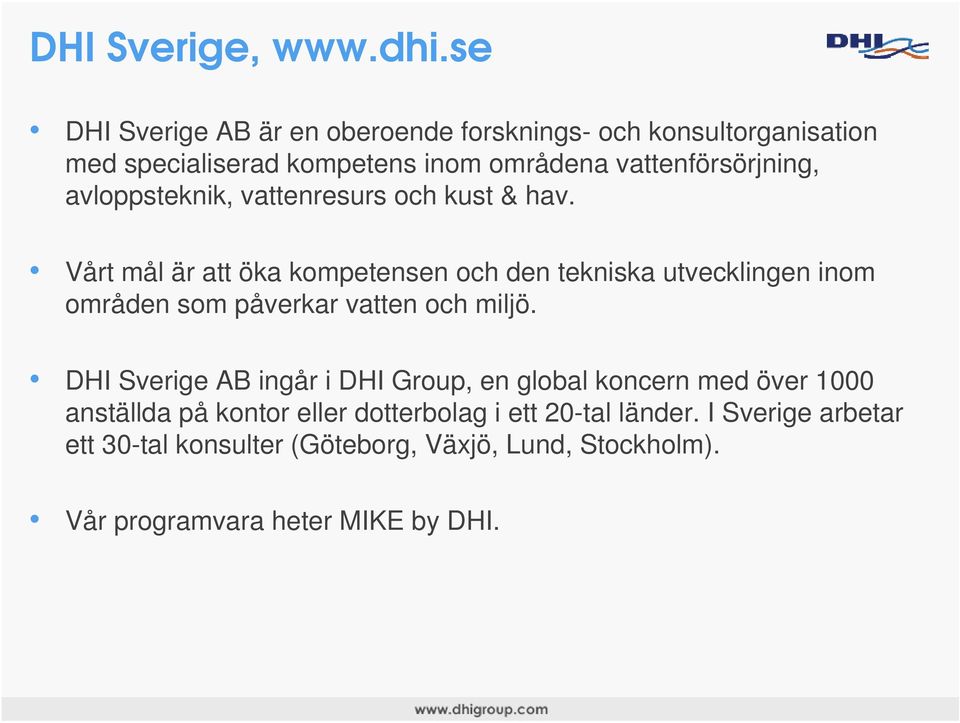 avloppsteknik, vattenresurs och kust & hav.