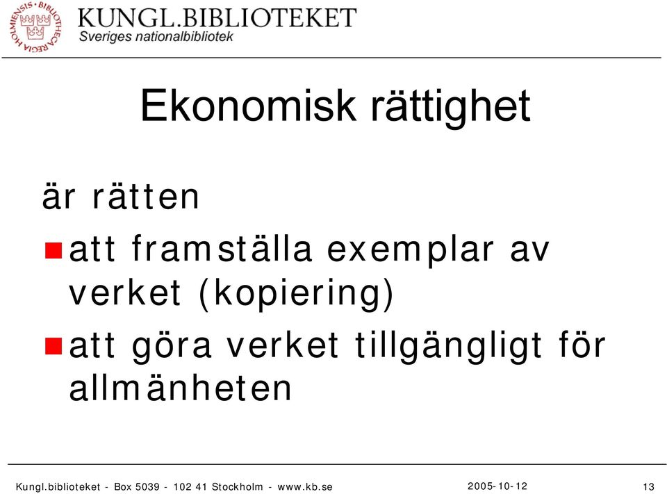 verket (kopiering) att göra