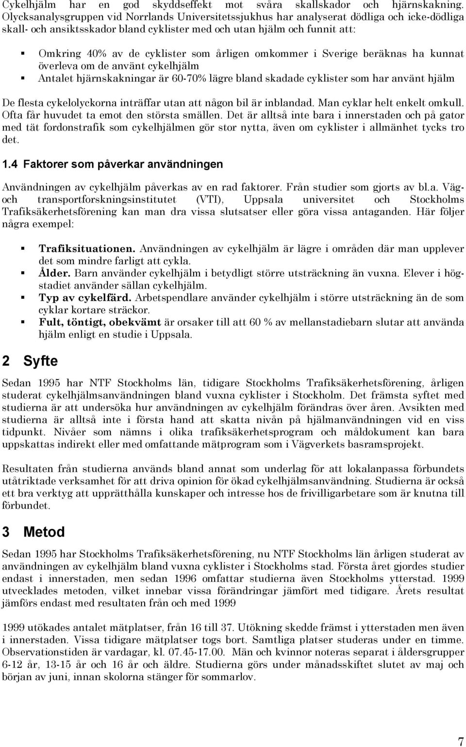 Cykelhjälmsobservationer i Stockholm - PDF Free Download
