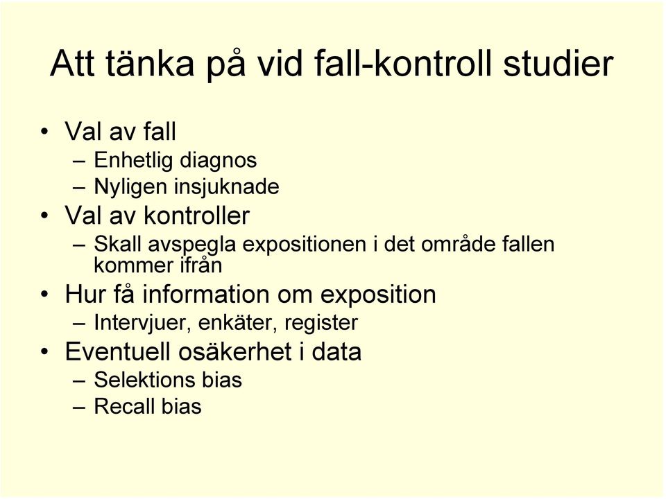 område fallen kommer ifrån Hur få information om exposition