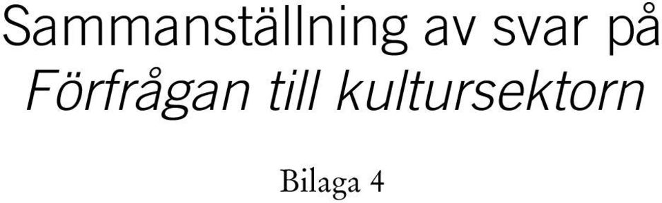 Förfrågan till