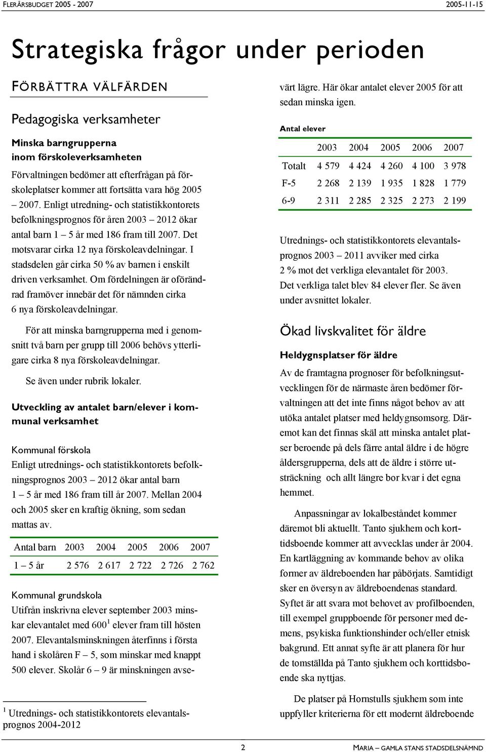 Det motsvarar cirka 12 nya förskoleavdelningar. I stadsdelen går cirka 50 % av barnen i enskilt driven verksamhet.