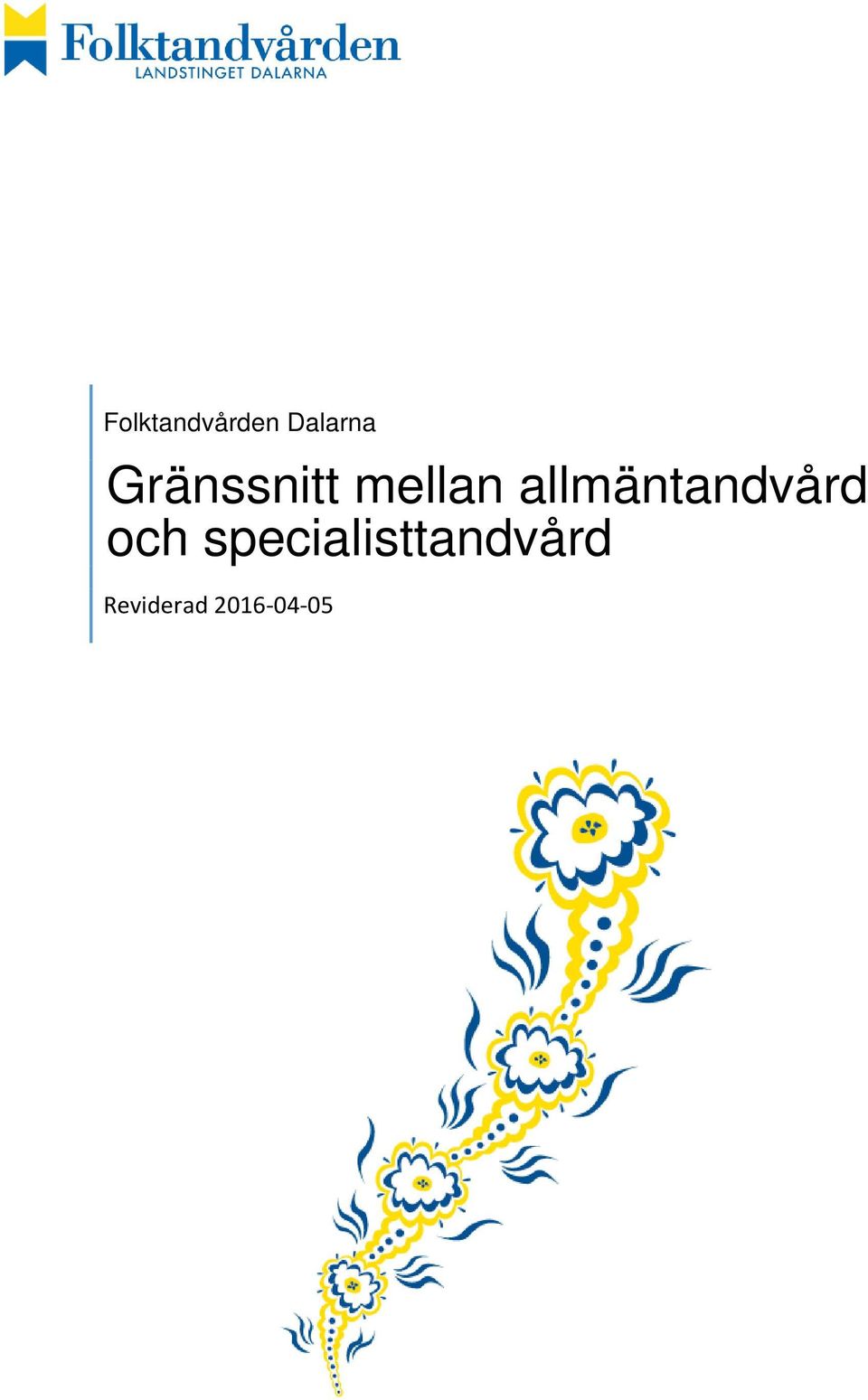 allmäntandvård och