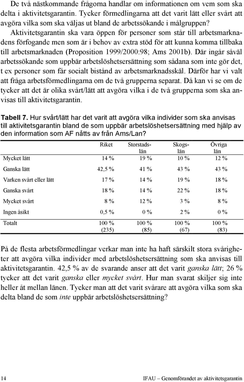 Aktivitetsgarantin ska vara öppen för personer som står till arbetsmarknadens förfogande men som är i behov av extra stöd för att kunna komma tillbaka till arbetsmarknaden (Proposition 1999/2000:98;