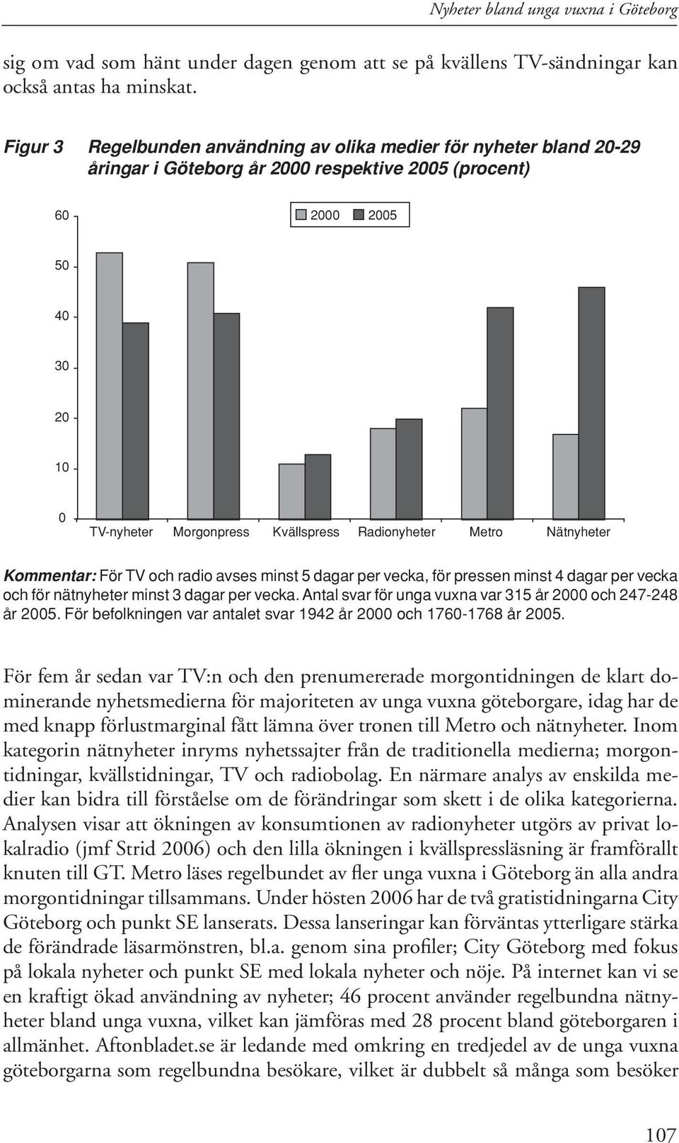 Radionyheter Metro Nätnyheter Kommentar: För TV och radio avses minst 5 dagar per vecka, för pressen minst 4 dagar per vecka och för nätnyheter minst 3 dagar per vecka.