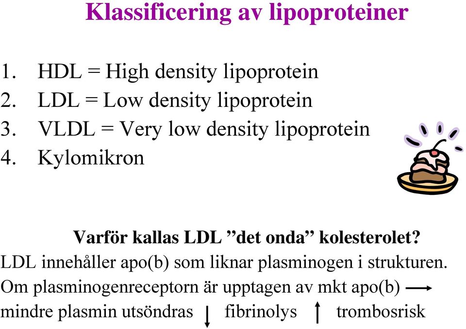 Kylomikron Varför kallas LDL det onda kolesterolet?