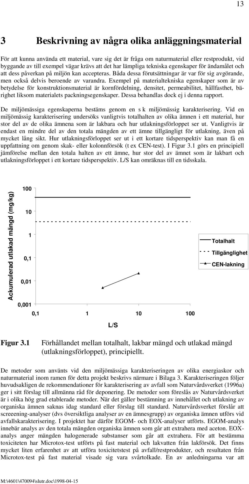 Exempel på materialtekniska egenskaper som är av betydelse för konstruktionsmaterial är kornfördelning, densitet, permeabilitet, hållfasthet, bärighet liksom materialets packningsegenskaper.