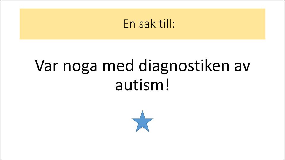 diagnostiken