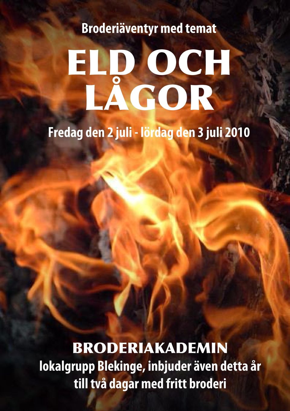 BRODERIAKADEMIN lokalgrupp Blekinge,
