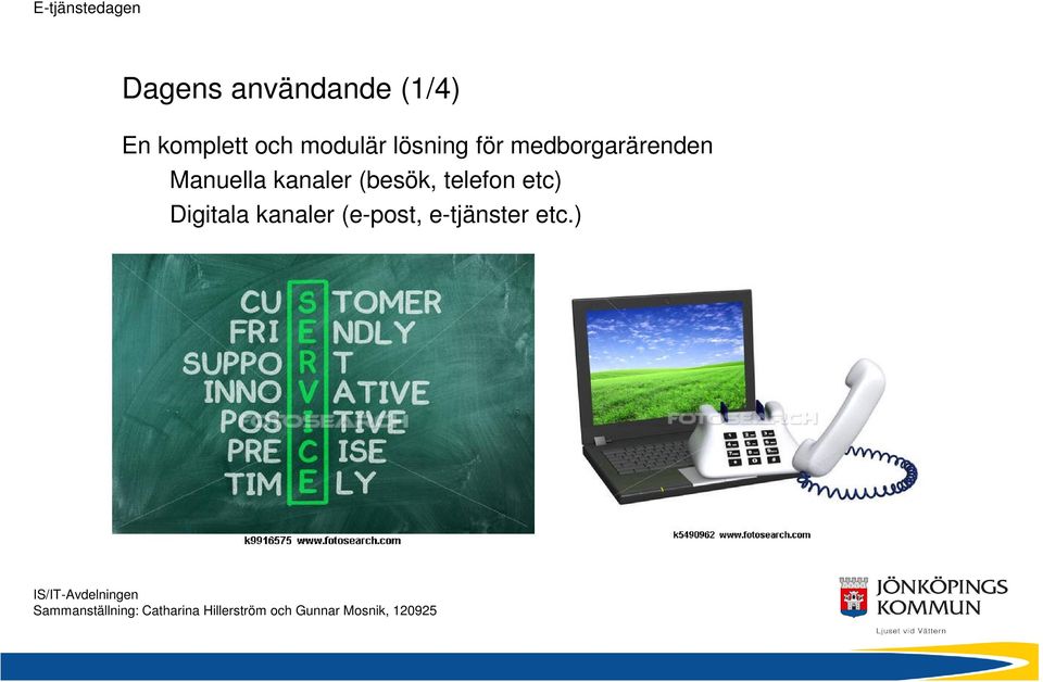 Manuella kanaler (besök, telefon etc)