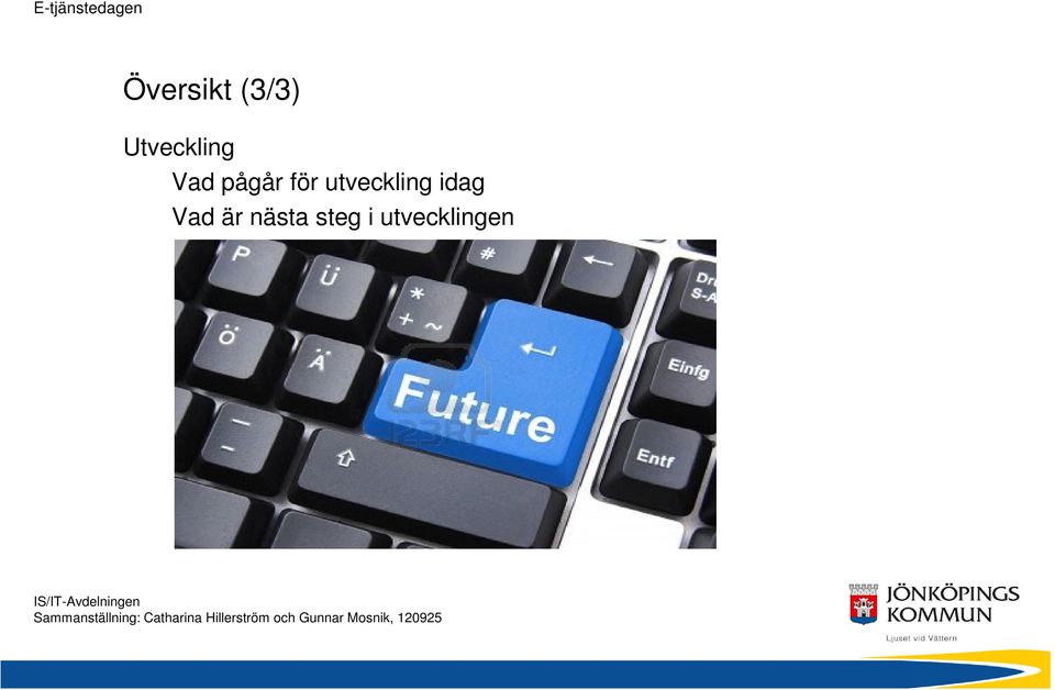 för utveckling idag
