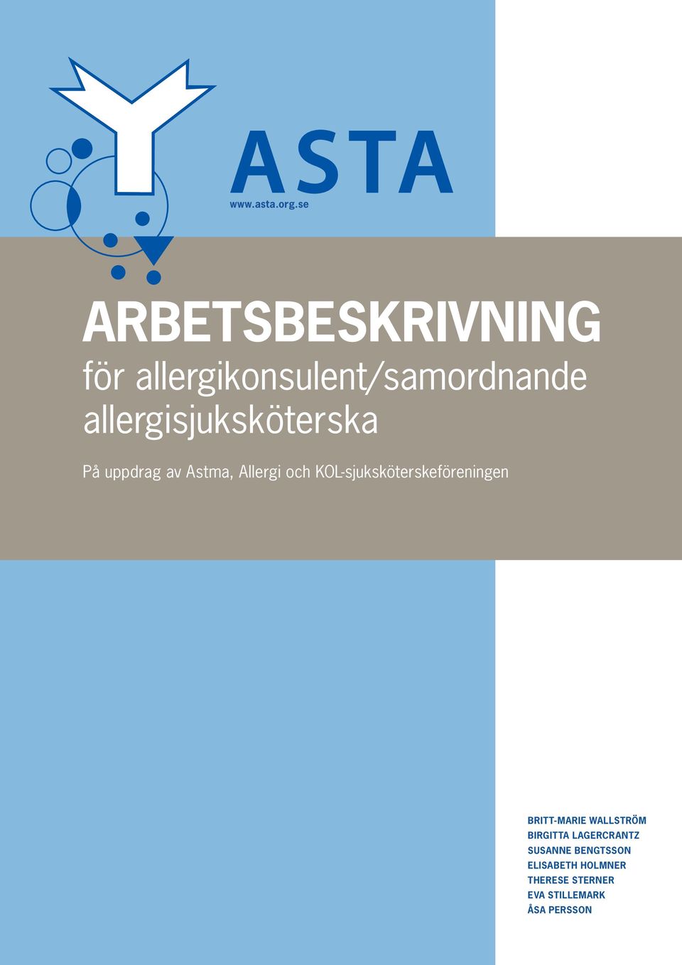 allergisjuksköterska På uppdrag av Astma, Allergi och
