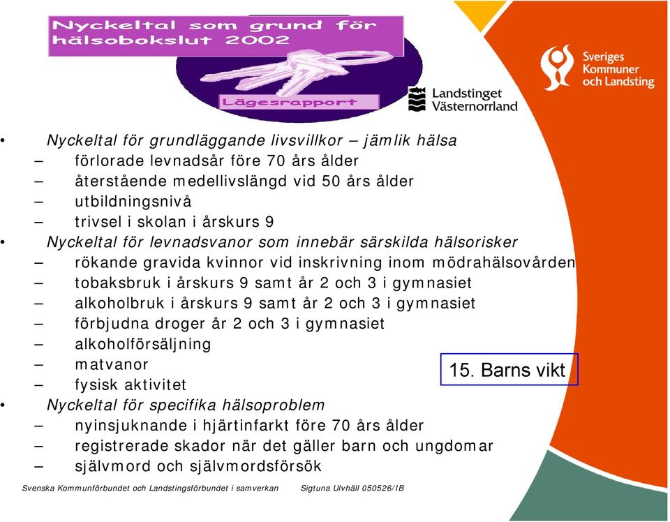 och 3 i gymnasiet alkoholbruk i årskurs 9 samt år 2 och 3 i gymnasiet förbjudna droger år 2 och 3 i gymnasiet alkoholförsäljning matvanor 15.