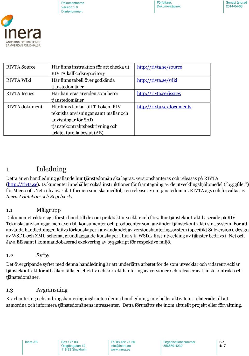 se/source http://rivta.se/wiki http://rivta.se/issues http://rivta.
