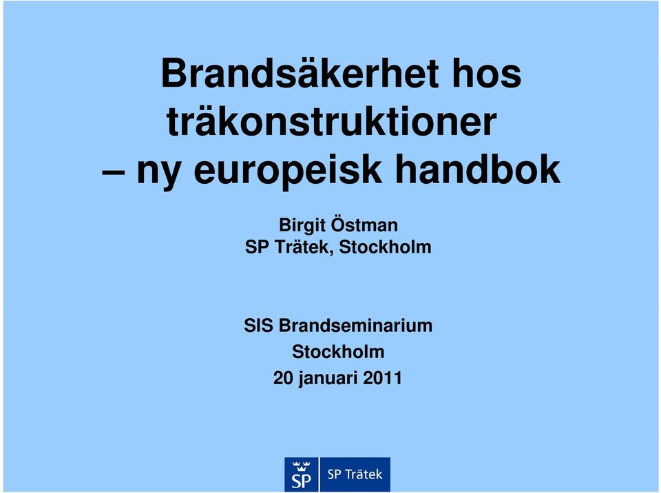 handbok Birgit Östman SP Trätek,