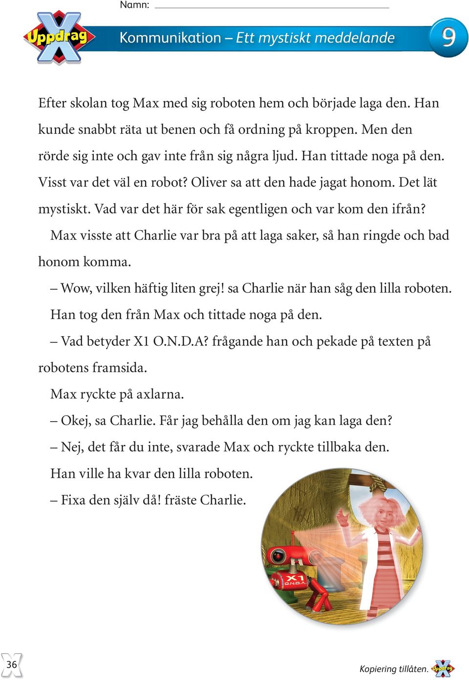 Vad var det här för sak egentligen och var kom den ifrån? Max visste att Charlie var bra på att laga saker, så han ringde och bad honom komma. Wow, vilken häftig liten grej!