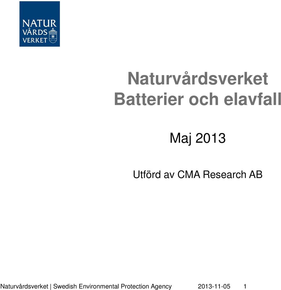 Research AB Naturvårdsverket