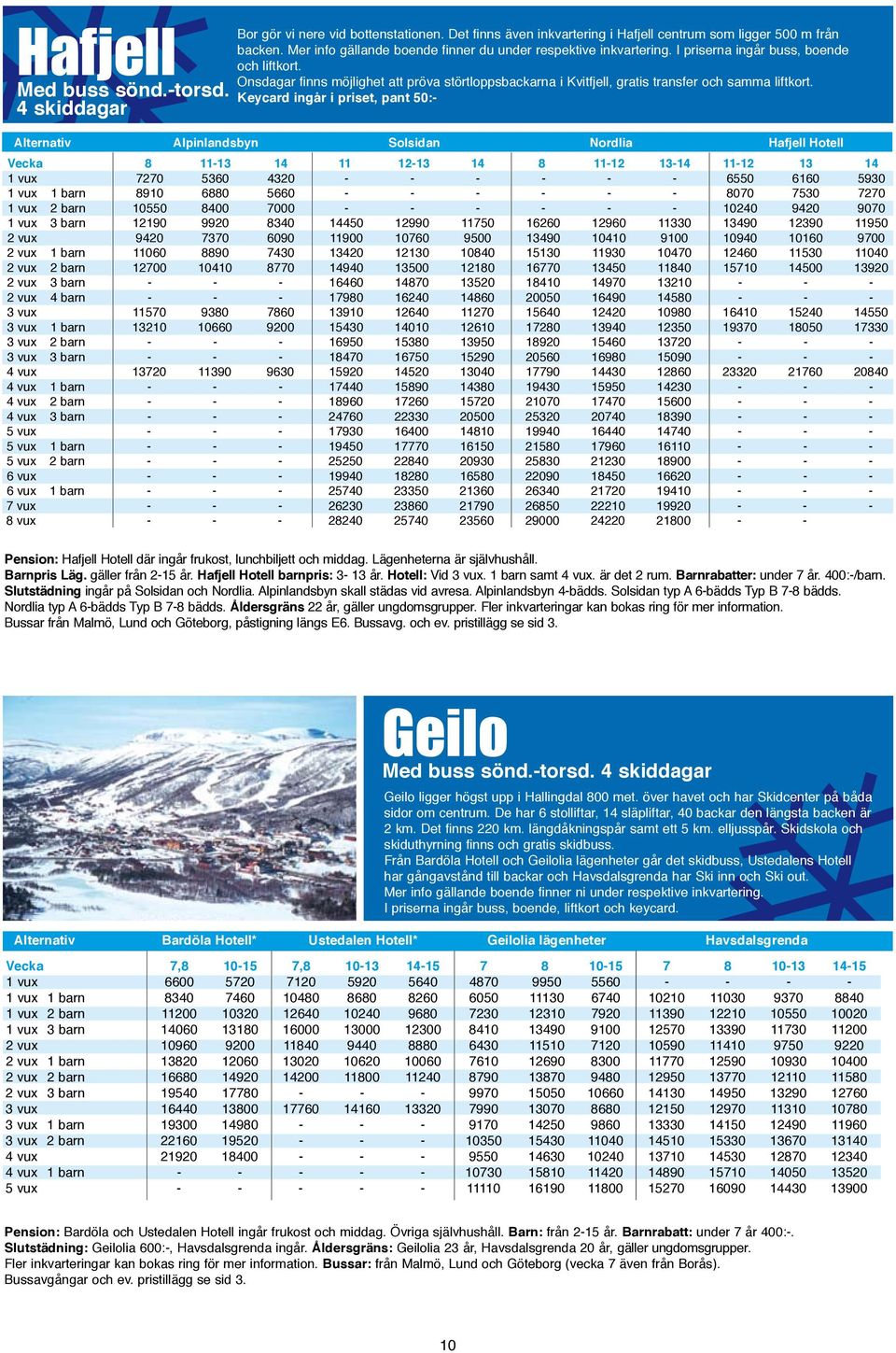 Onsdagar finns möjlighet att pröva störtloppsbackarna i Kvitfjell, gratis transfer och samma liftkort.