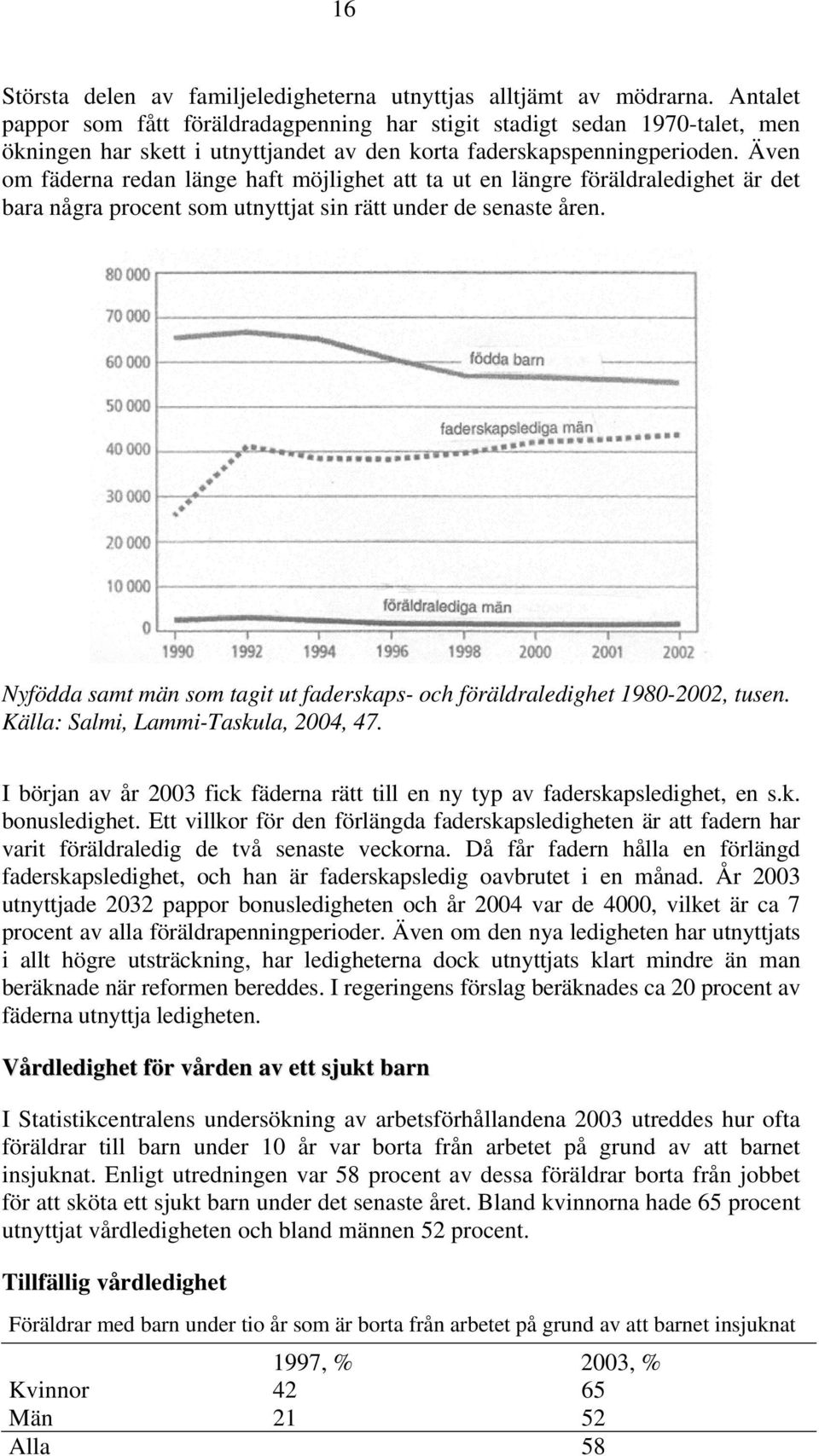 Även om fäderna redan länge haft möjlighet att ta ut en längre föräldraledighet är det bara några procent som utnyttjat sin rätt under de senaste åren.