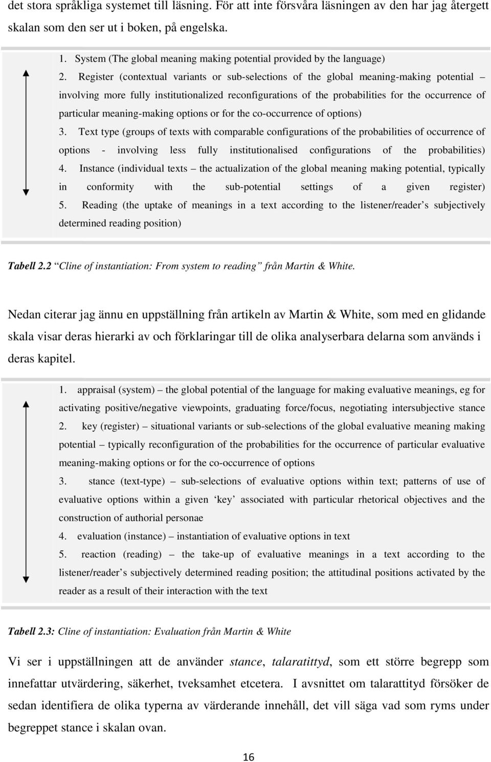 Register (contextual variants or sub-selections of the global meaning-making potential involving more fully institutionalized reconfigurations of the probabilities for the occurrence of particular
