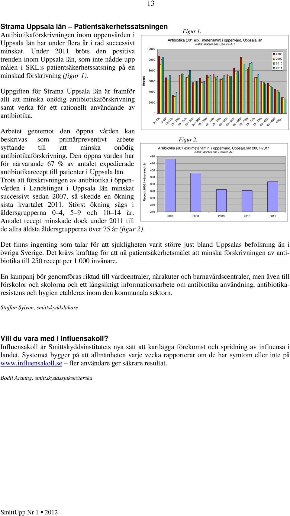 Uppgiften för Strama Uppsala län är framför allt att minska onödig antibiotikaförskrivning samt verka för ett rationellt användande av antibiotika.