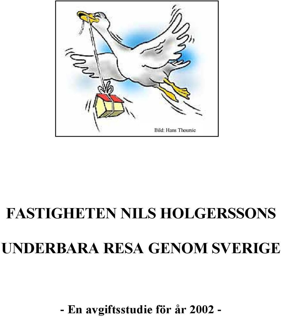 HOLGERSSONS UNDERBARA RESA