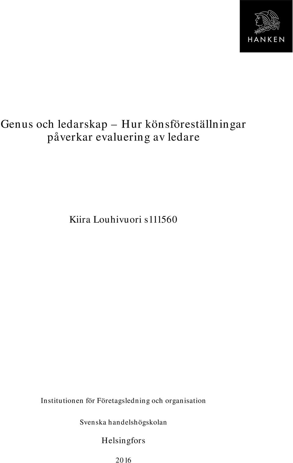 s111560 Institutionen för Företagsledning och
