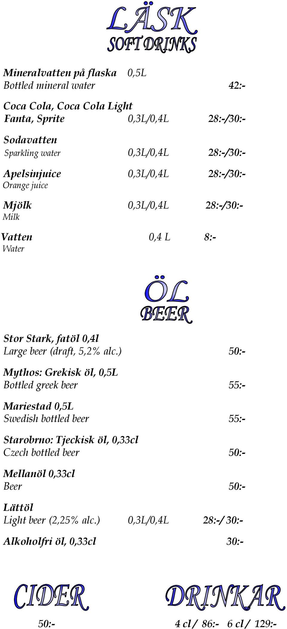 beer (draft, 5,2% alc.
