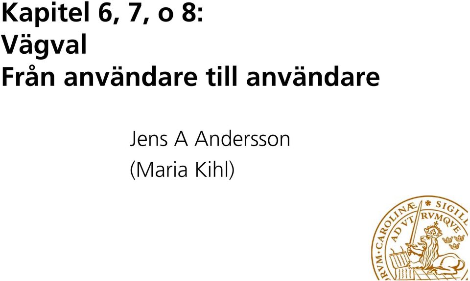 till användare Jens A