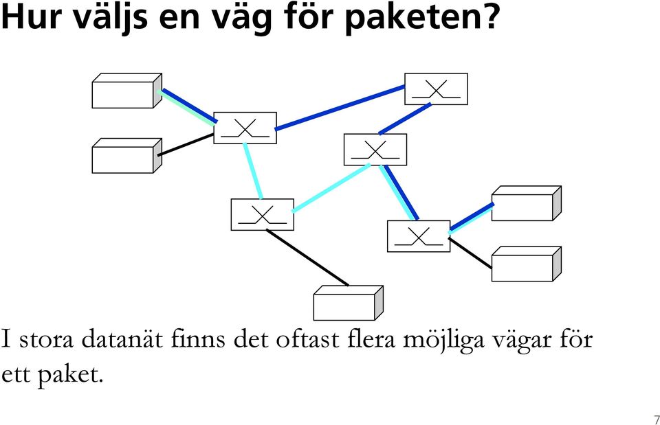 I stora datanät finns