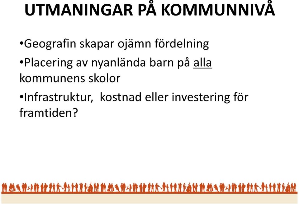 barn på alla kommunens skolor