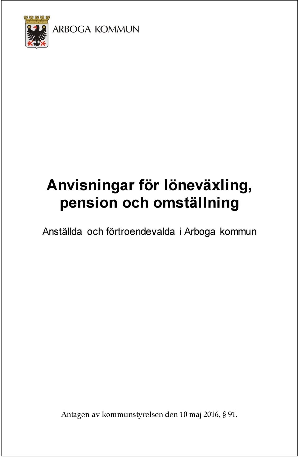 förtroendevalda i Arboga kommun