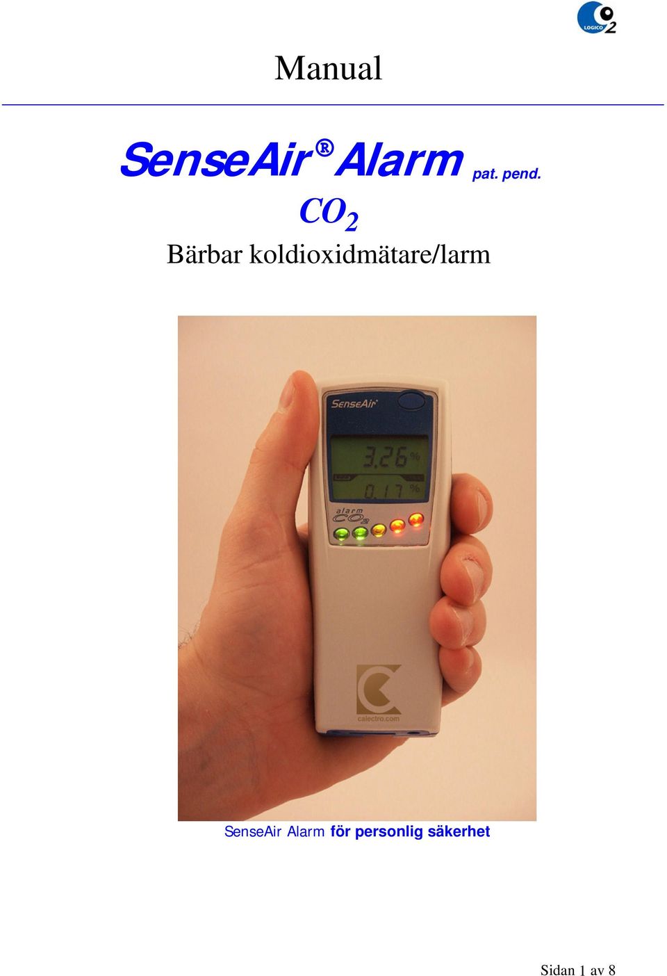 koldioxidmätare/larm