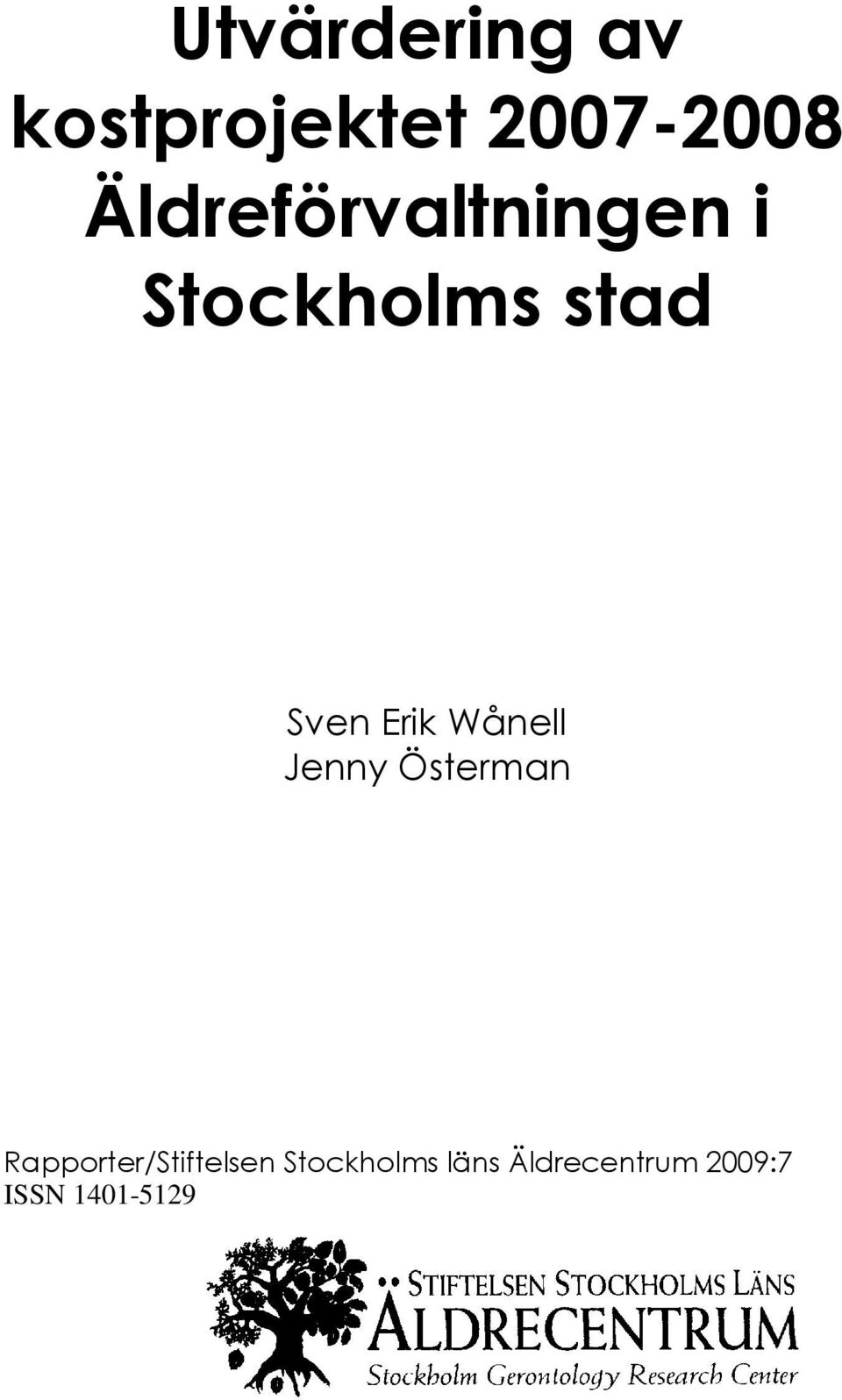 Erik Wånell Jenny Österman