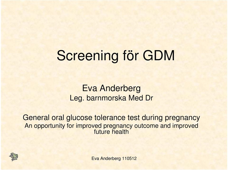 tolerance test during pregnancy An