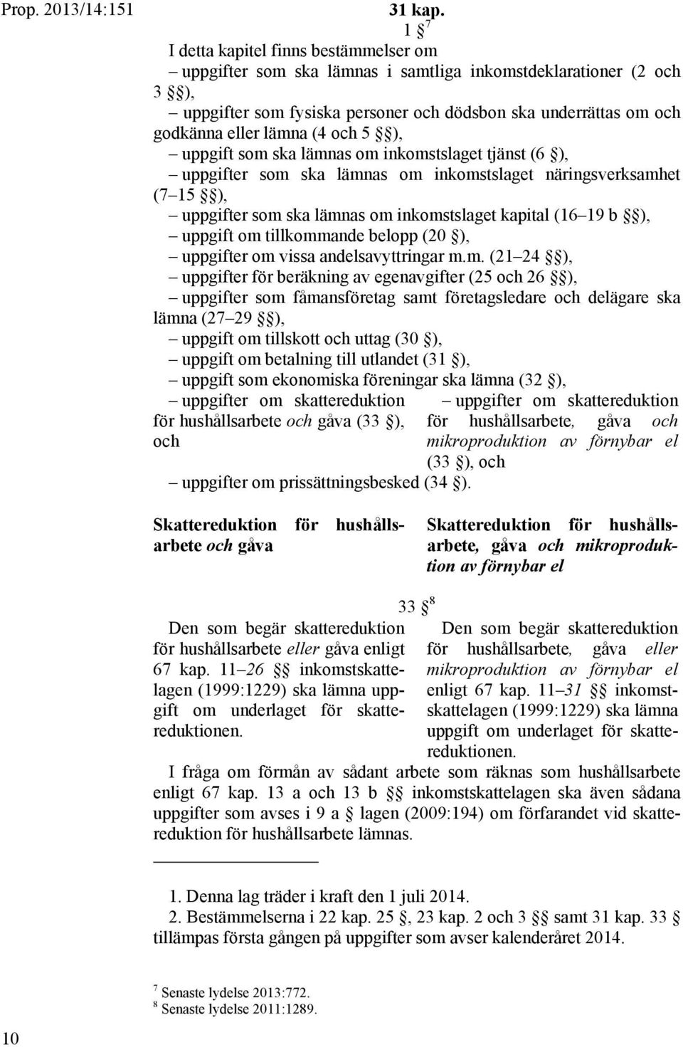 (4 och 5 ), uppgift som ska lämnas om inkomstslaget tjänst (6 ), uppgifter som ska lämnas om inkomstslaget näringsverksamhet (7 15 ), uppgifter som ska lämnas om inkomstslaget kapital (16 19 b ),