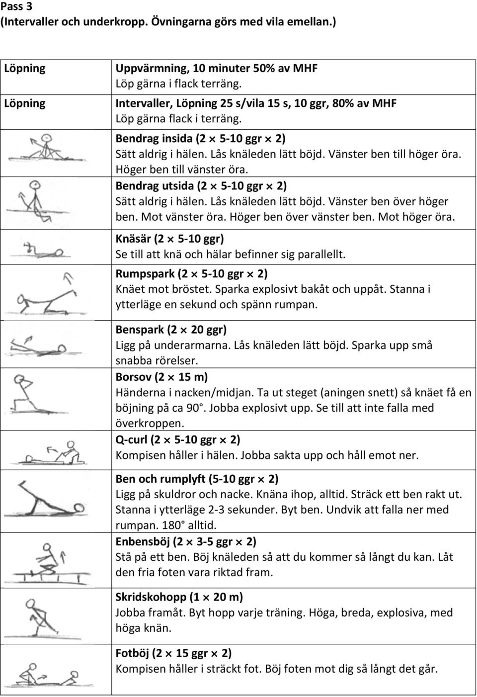 Höger ben till vänster öra. Bendrag utsida (2 5-10 ggr 2) Sätt aldrig i hälen. Lås knäleden lätt böjd. Vänster ben över höger ben. Mot vänster öra. Höger ben över vänster ben. Mot höger öra.