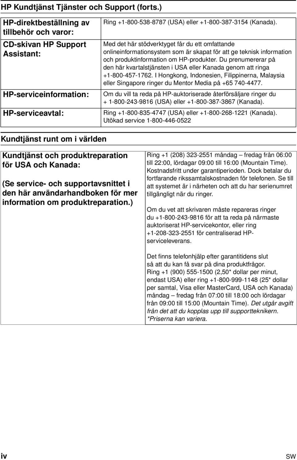 Med det här stödverktyget får du ett omfattande onlineinformationsystem som är skapat för att ge teknisk information och produktinformation om HP-produkter.