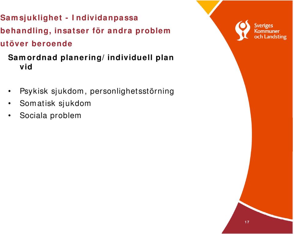 Samordnad planering/individuell plan vid Psykisk