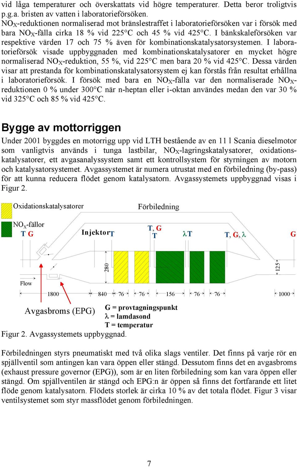 I bänkskaleförsöken var respektive värden 17 och 75 % även för kombinationskatalysatorsystemen.