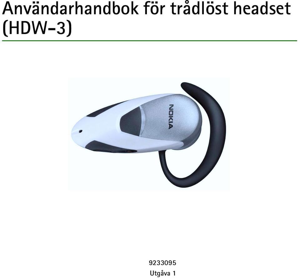 headset (HDW-3)