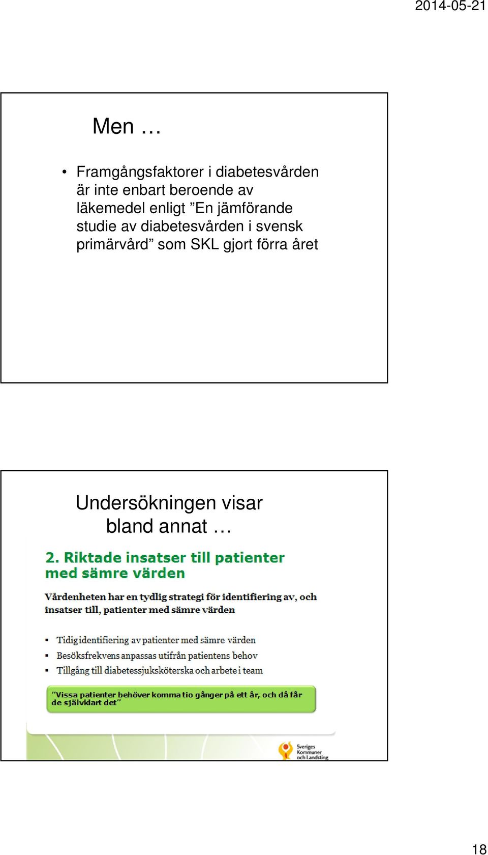 studie av diabetesvården i svensk primärvård som